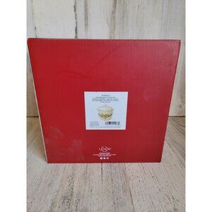 Lenox holiday stackable bowls 3-piece set Xmas mistletoe‎ home decor